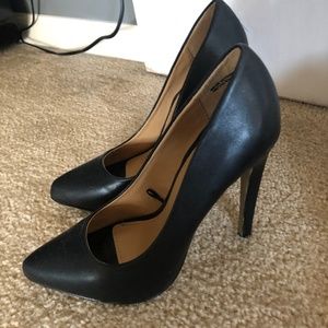Black high heels